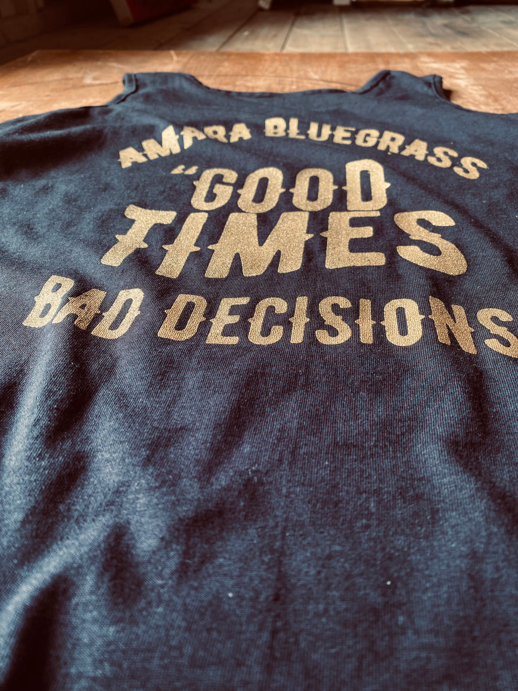 Good times bad decisions ‘Marbella’ edition gym vest